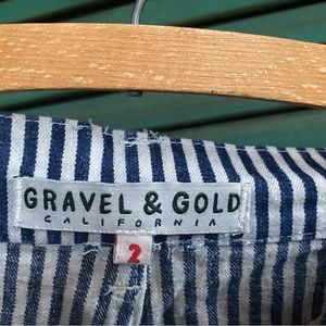 Gravel and Gold placer Pants in Conductor Strip. Excellent, worn once.